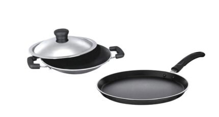 BLACK PEPPER APPAM 20cm + DOSA PAN 26cm combo set
